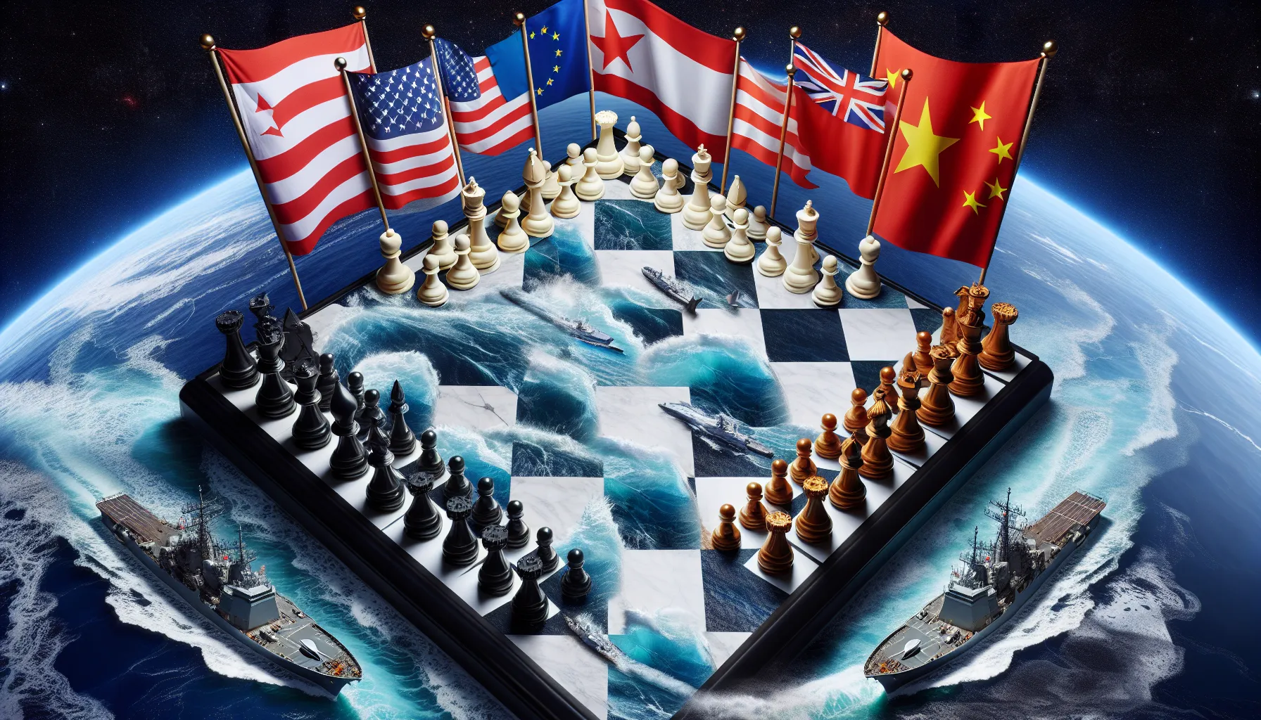 Schach auf dem Weltmeer: Wenn Handelskriege und Marine-Flaggen sich begegnen
