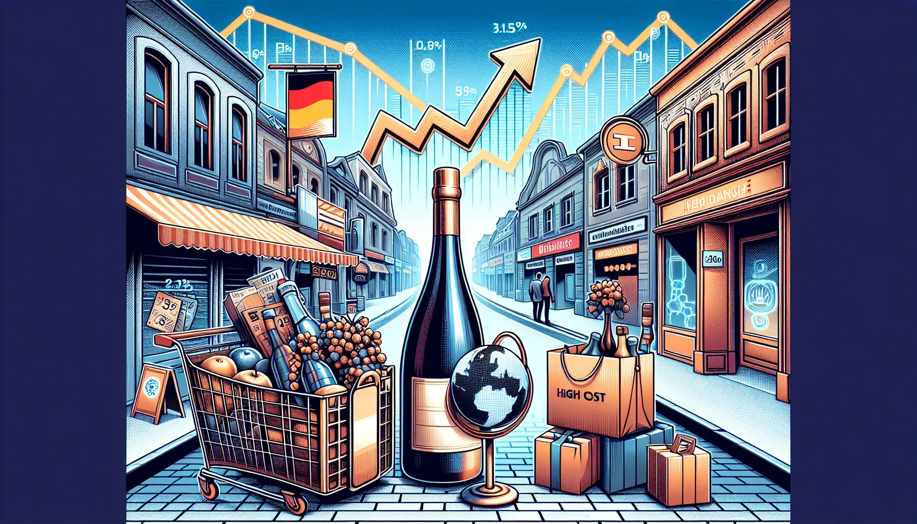 Vom Wirtschaftswunder zum Kater: Deutschlands Markt kämpft mit Auftragsflaute und teurem Wein