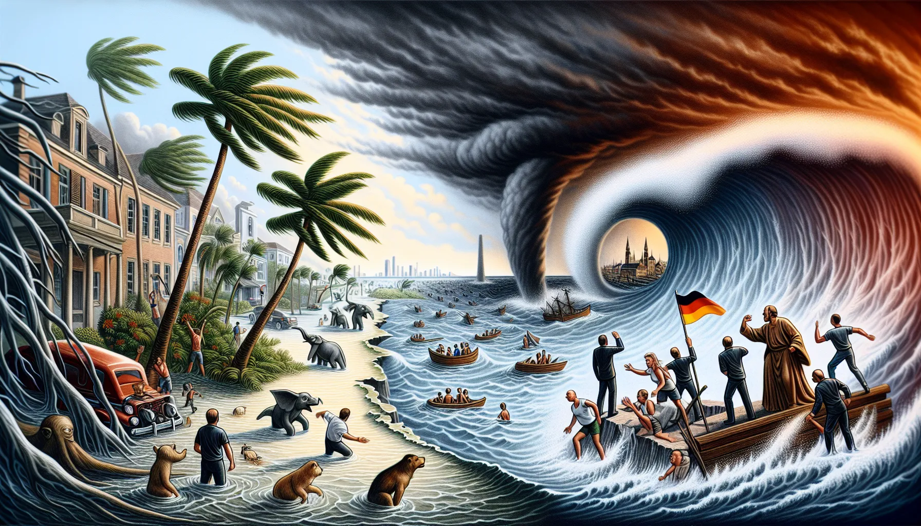 Sturm Milton und der politische Schachzug: Chaos in Florida und Wahlkampf in den USA