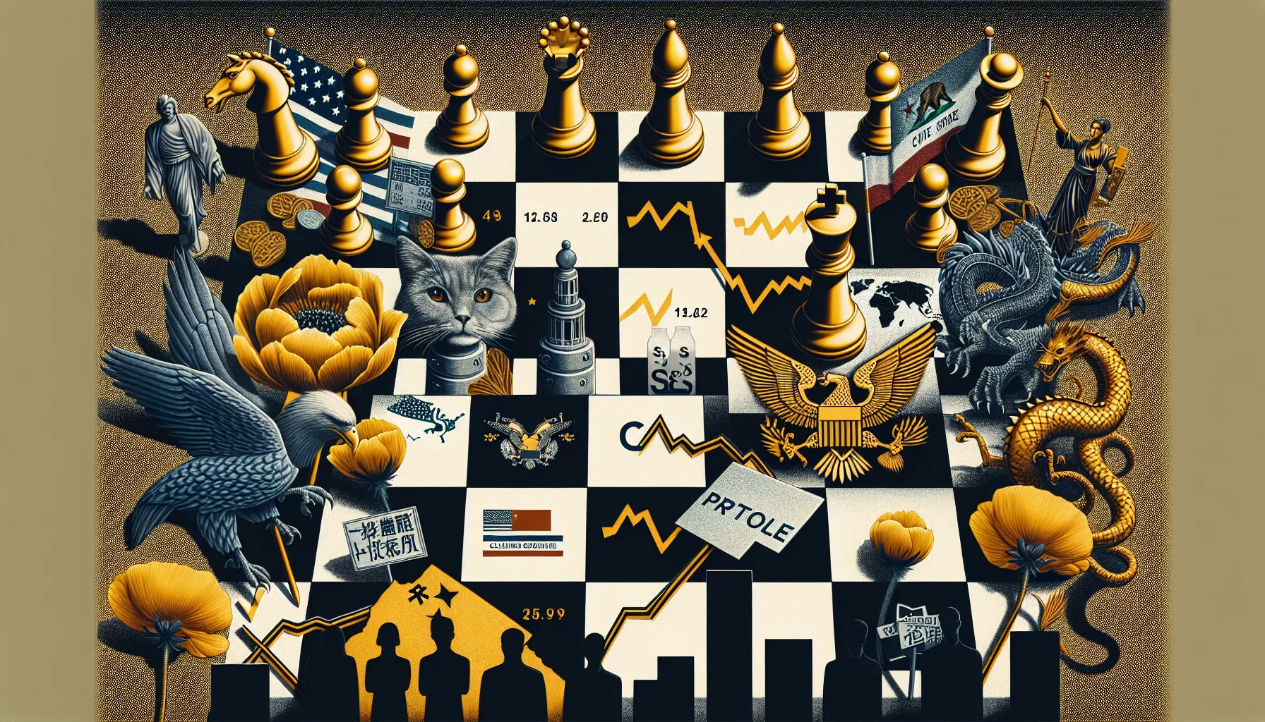 Schach auf dem Weltwirtschaftsbrett: Kalifornien, Handelskriege und die KI-Dilemma