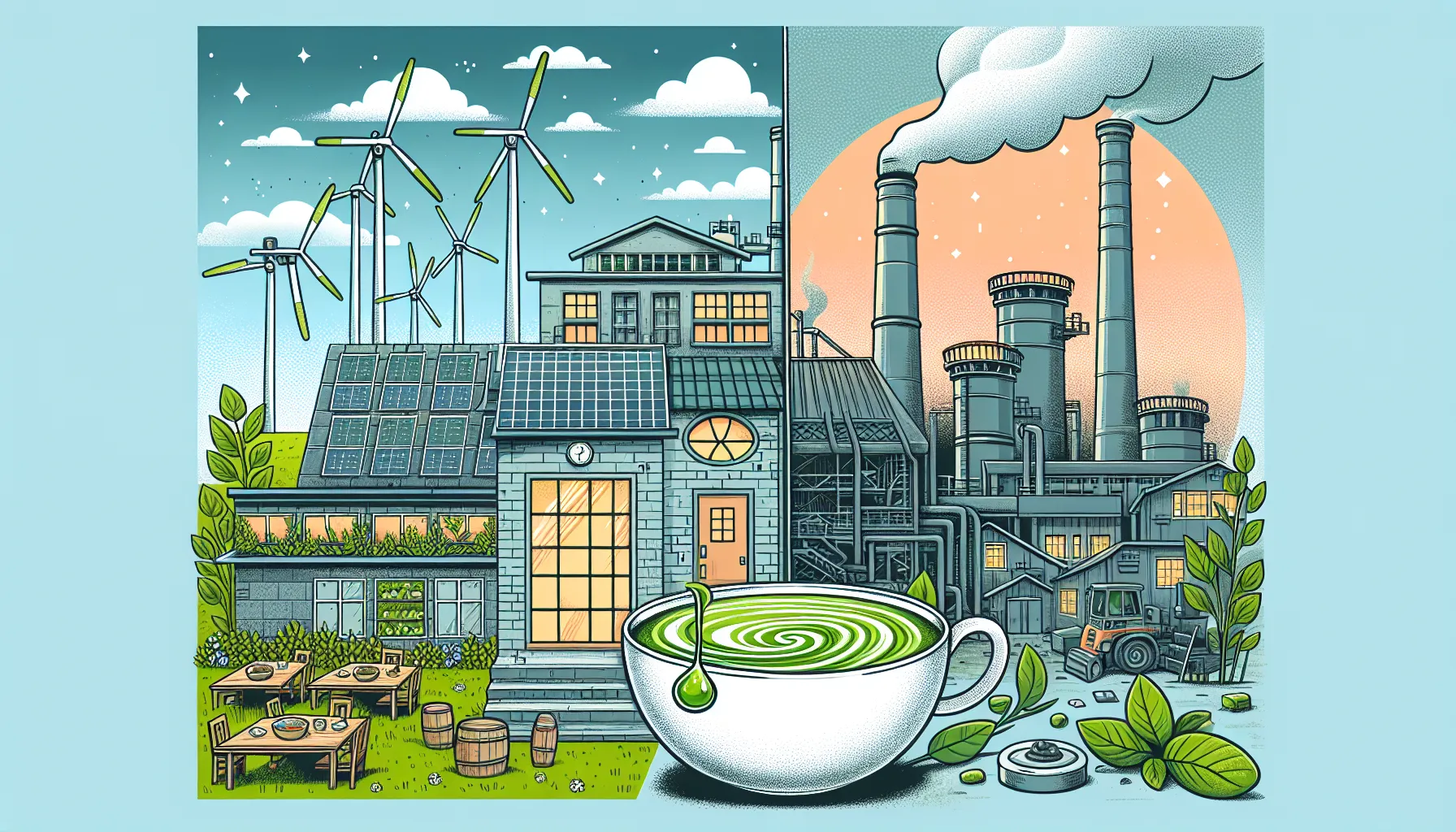 Matcha oder Mobilität? Die Weltwirtschaft zwischen grünen Träumen und Kohleschmutz