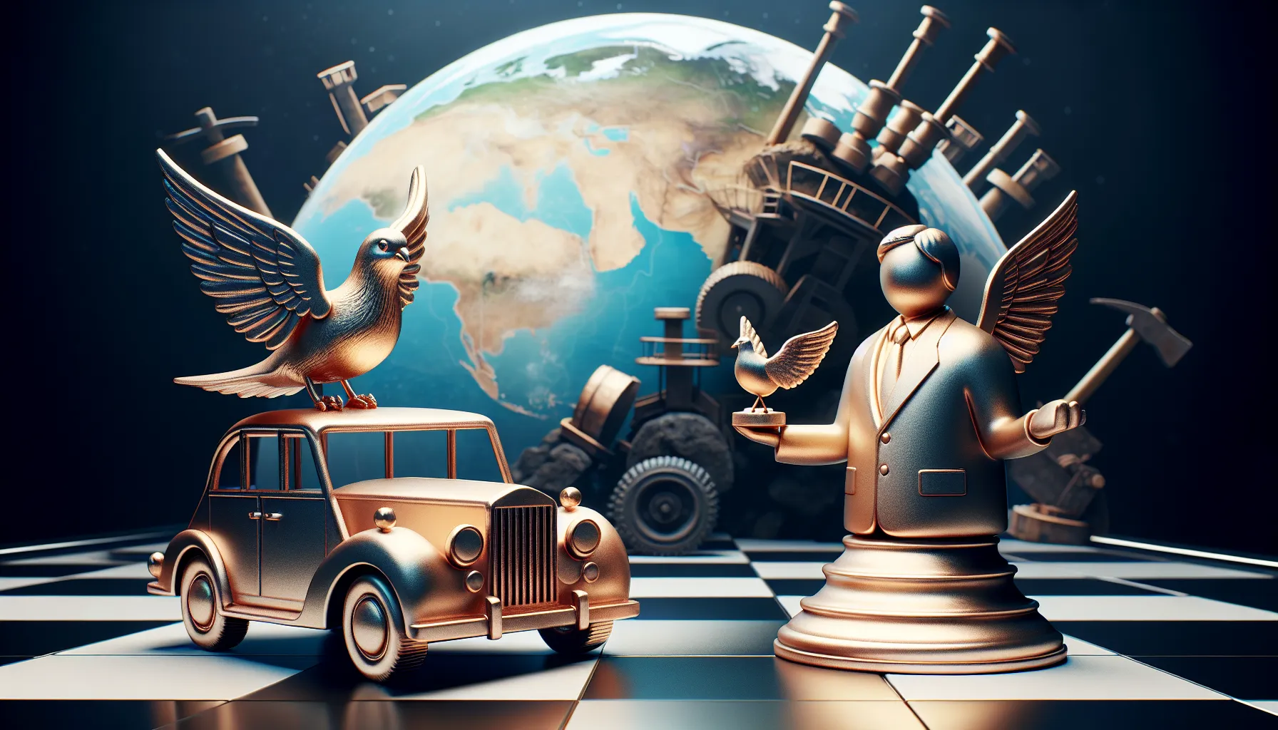 Handelskrieg, fliegende Autos und Trump als Friedensstifter – das globale Schachspiel geht weiter