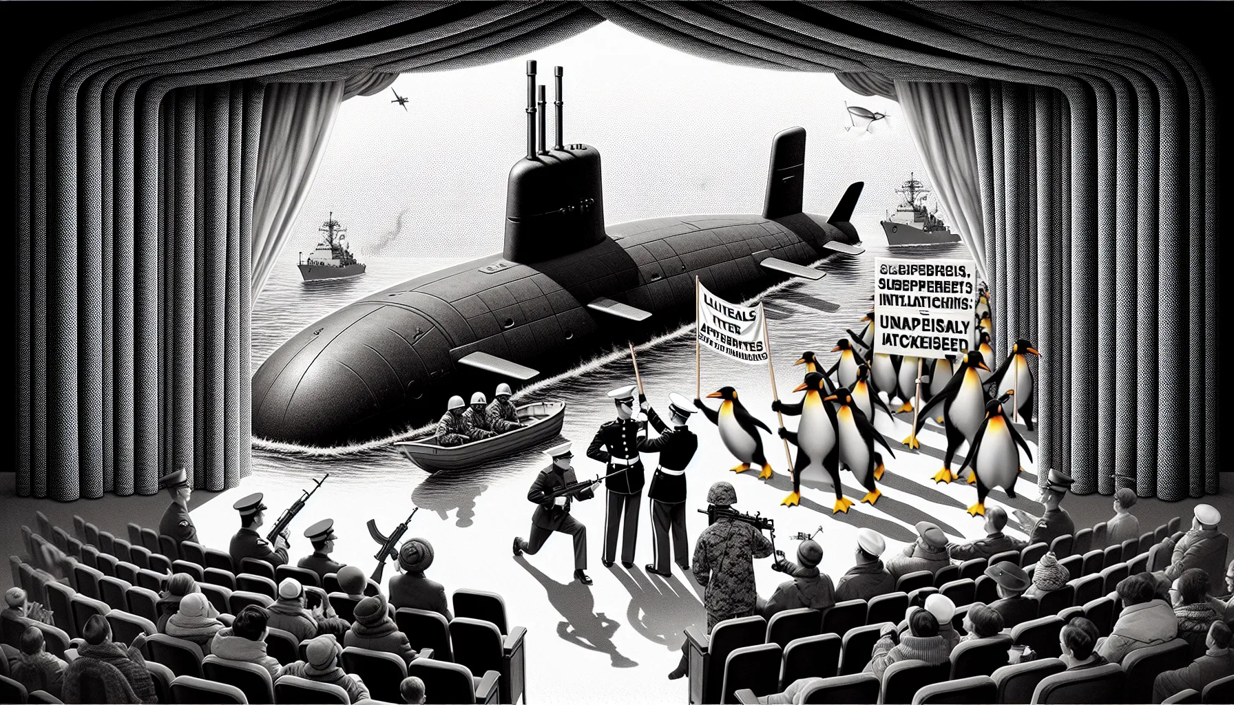 Drogen-U-Boot und Pinguinkostüme: Das bizarre Theater der aktuellen Politik